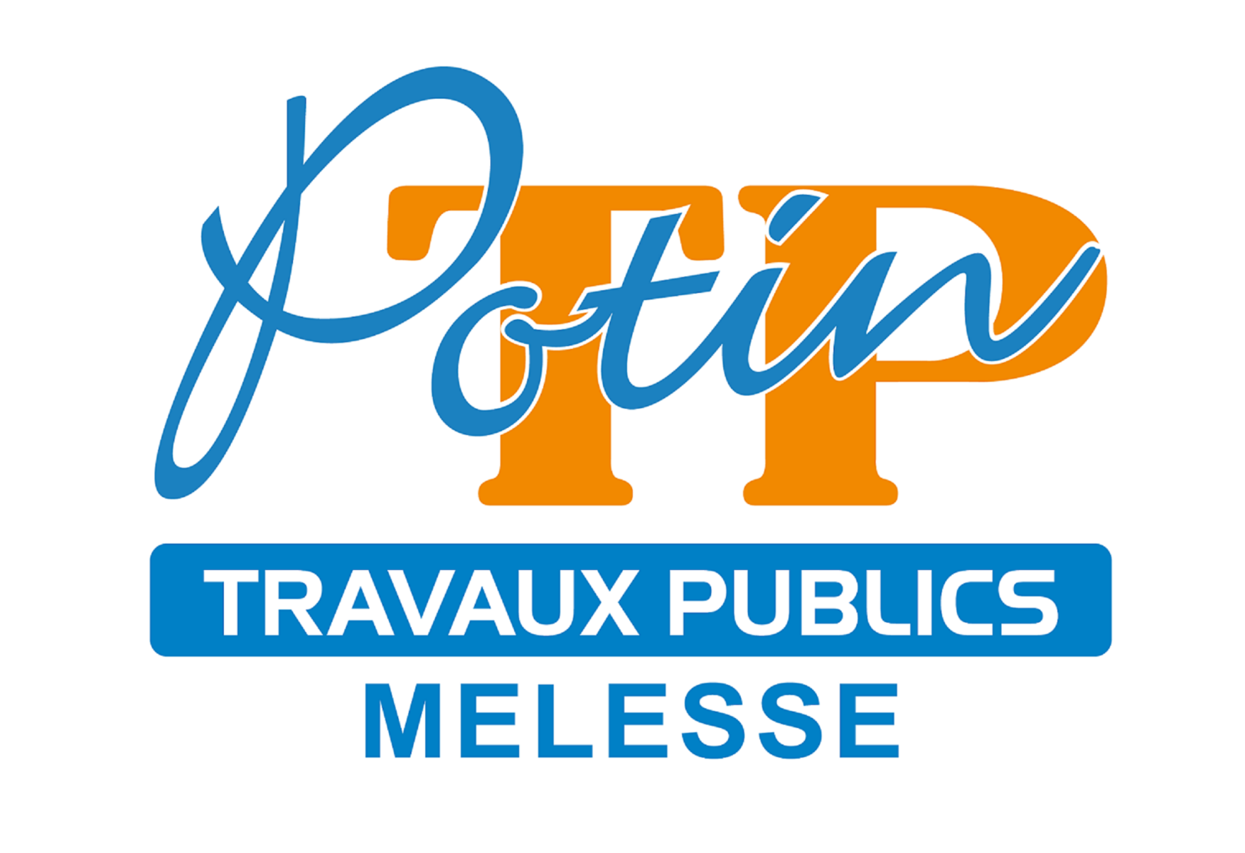 Potin Tp Travaux Publics A Baguer Pican 35 LOGO POTIN MELESSE 01