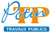 Potin Tp Travaux Publics A Baguer Pican 35 Tp Logo